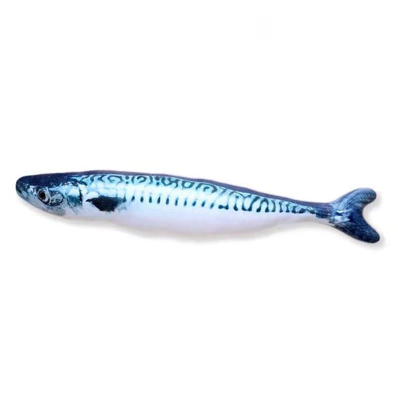 20CM Pet Cat Toy Fish Built-In Cotton Battery-Free Ordinary Simulation Fish Cat Interactive Entertainment Play Cat Toys - Lily Depot