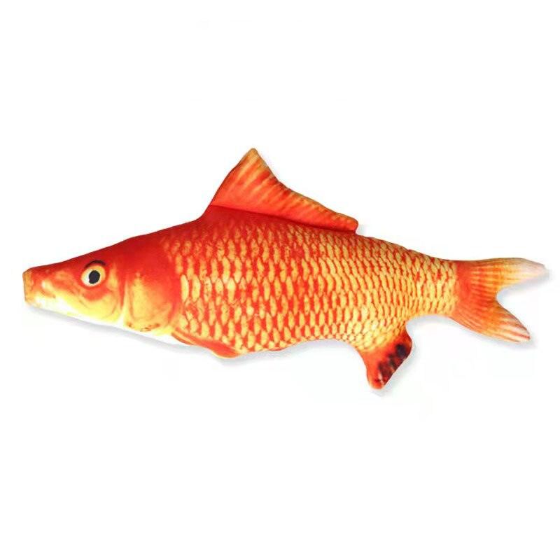 20CM Pet Cat Toy Fish Built-In Cotton Battery-Free Ordinary Simulation Fish Cat Interactive Entertainment Play Cat Toys - Lily Depot