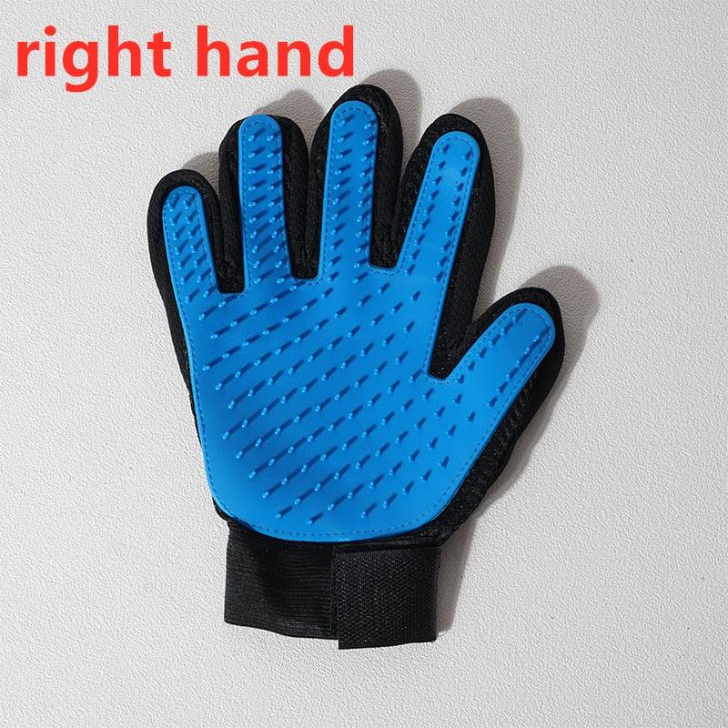 Pet Hair Removal Brush Soft Silicone Material Massage Hair Care Gloves Cat And Dog Hair Cleaning Pet Cleaning Supplies Comb - Lily Depot