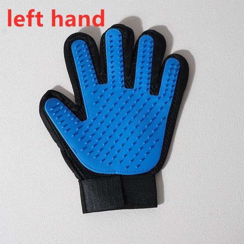 Pet Hair Removal Brush Soft Silicone Material Massage Hair Care Gloves Cat And Dog Hair Cleaning Pet Cleaning Supplies Comb - Lily Depot