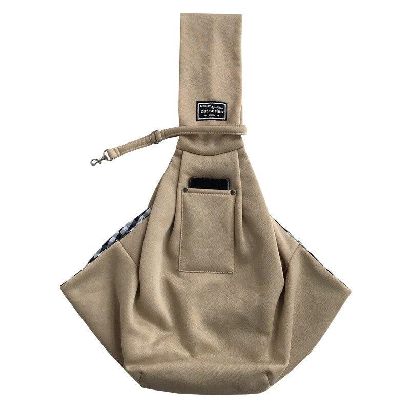 Pet Going Out Carrying Bag Oblique Shoulder Outdoor Travel Portable Cat Puppy Sling Bag Cotton Cozy Tote Pet Carrying Supplies - Lily Depot