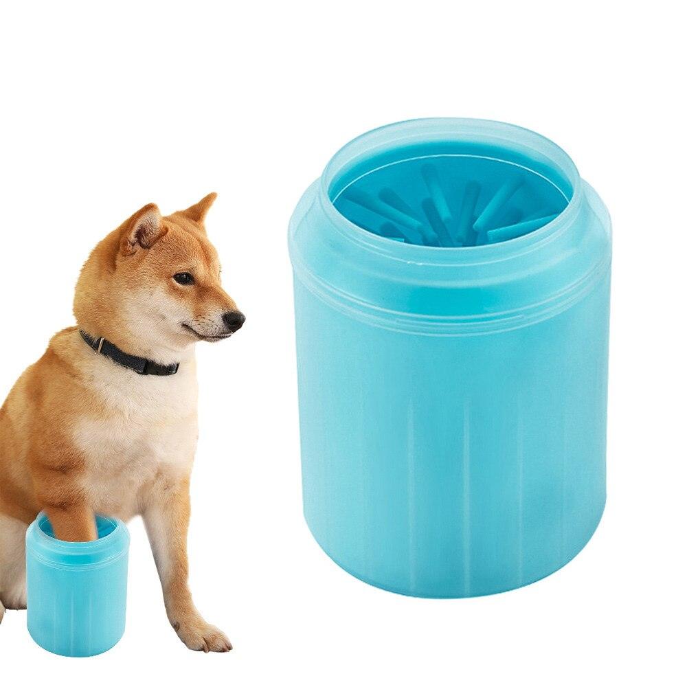 Pet Foot Wash Cup Soft Silicone Brush Paw Cleaning Tool Household Cat And Dog Paw Cleaning Brush Pet Cleaning Supplies - Lily Depot