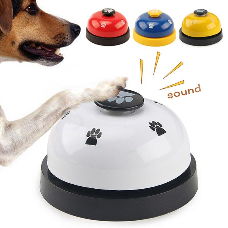 Pet Training Bell Dog Cat Interactive Sound Toy Pet Ordering Meal Footprint Trainer Feeding Reminder Pet Intelligence Training - Lily Depot