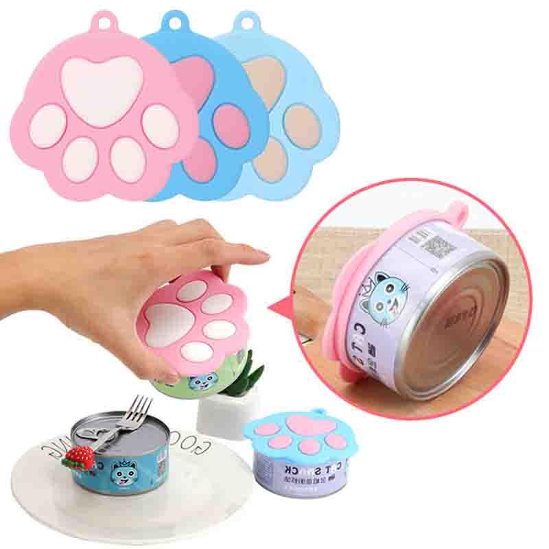 Silicone Canned Lid for Pet Food Canned Sealed Feeders for Puppy Cat Storage Top Cap Reusable Cover Health Pet Daily Supplies - Lily Depot