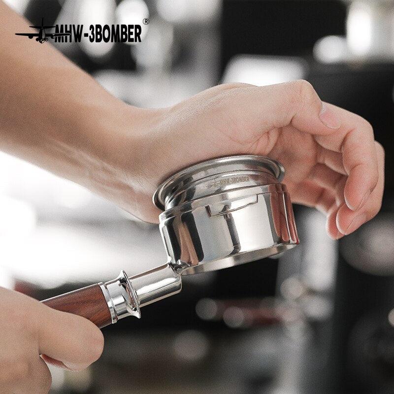 MHW-3BOMBER Espresso Coffee Filter Basket 18/20/22g Cup Double Layer Filters Compatible with 58mm Portafilter Home Barista - Lily Depot