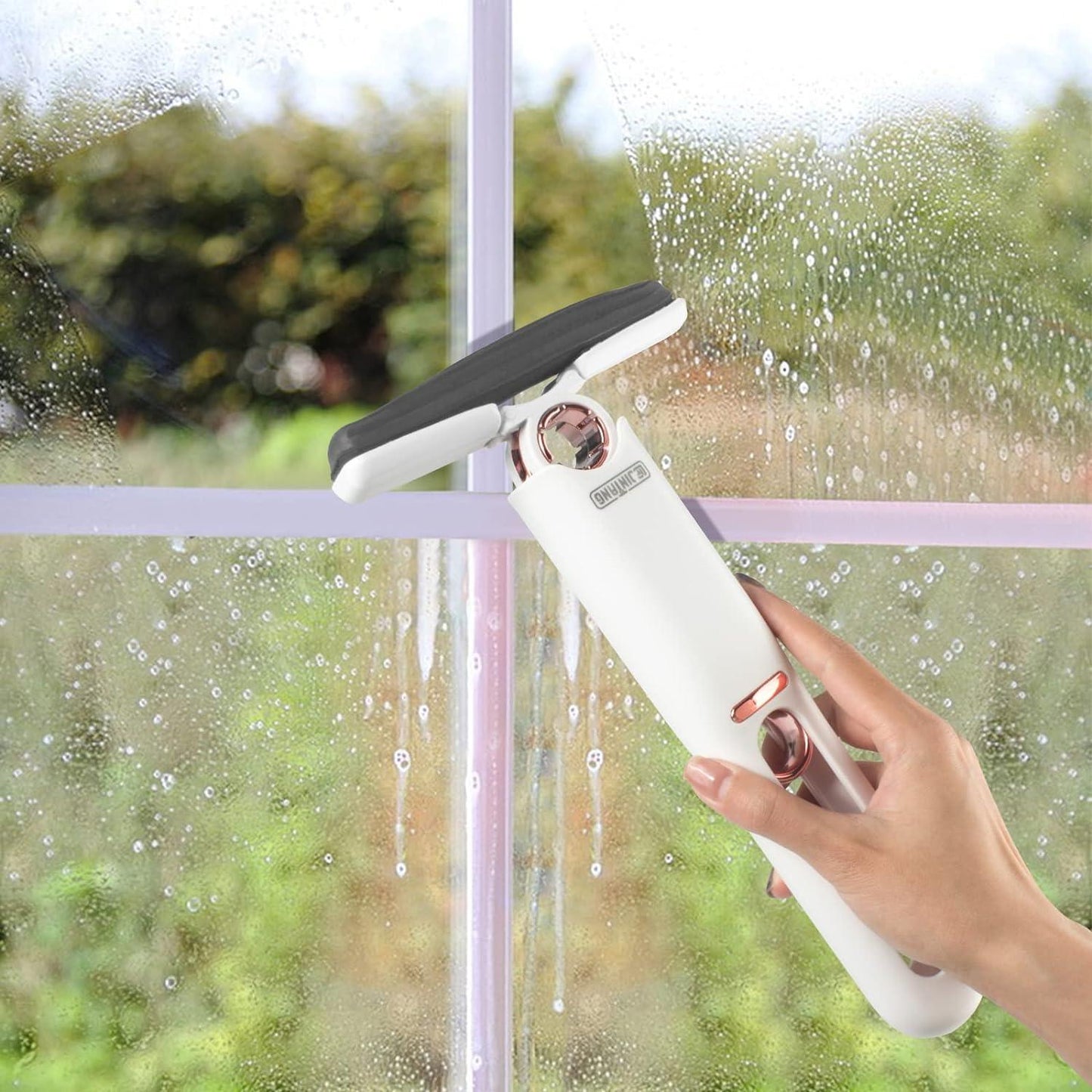 Mini Squeeze Mop New Handheld Cleaner Cleaning Mops Household Cleaning Tool for Kitchen Car Window Glass Desk with Sponge - Lily Depot