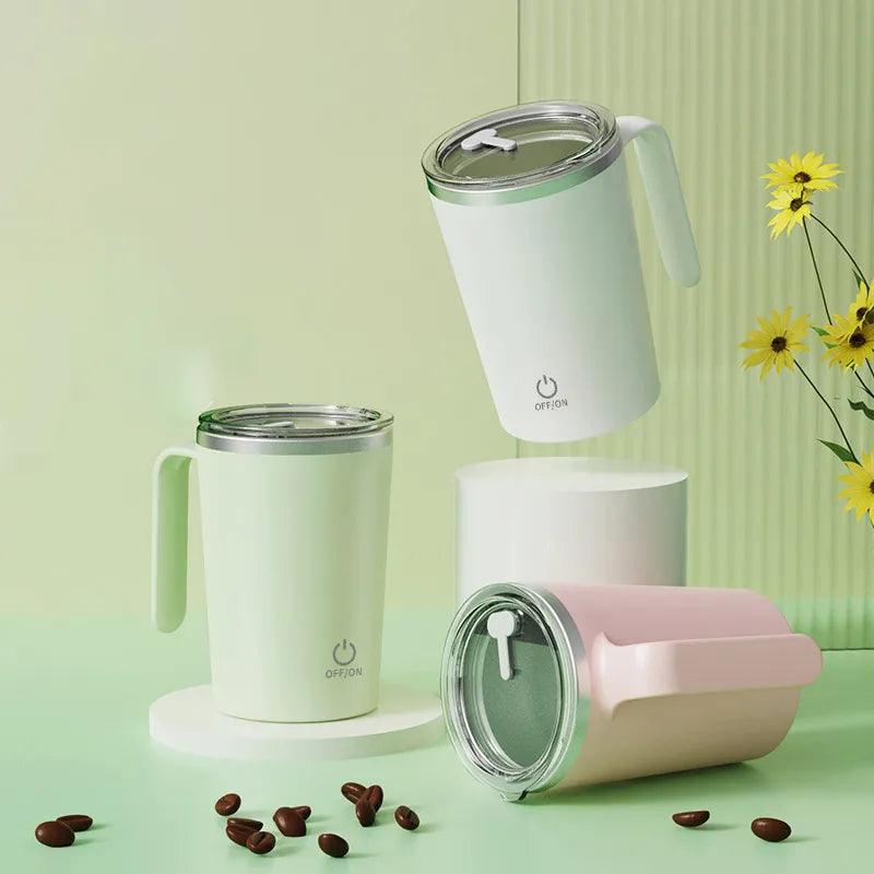 New 350Ml Automatic Self Stirring Mug Electric Lazy Rotating Magnetic Water Bottle Rechargeable Kitchen Coffee Milk Mixing Cup - Lily Depot