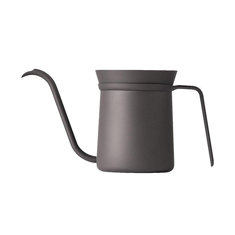 New arrival Pour Over Stainless Steel Kettle 350ml Hand Brewed Coffee Pot Vertical Water Flow Ergonomic Handle Gooseneck Kettle - Lily Depot