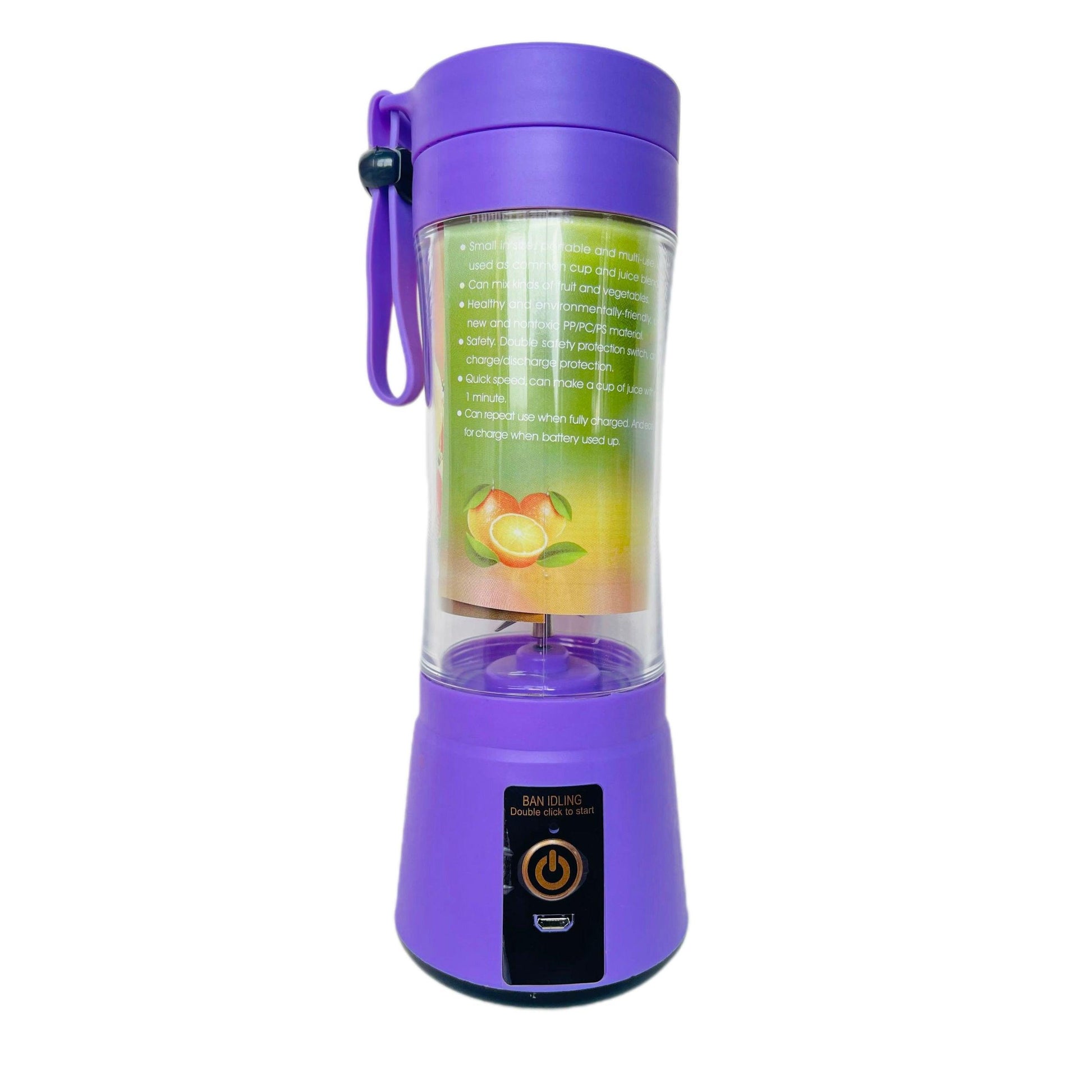 Portable Fruit Juice Blenders Summer Personal Electric Mini Bottle Home USB 6 Blades Juicer Cup Machine For Kitchen - Lily Depot