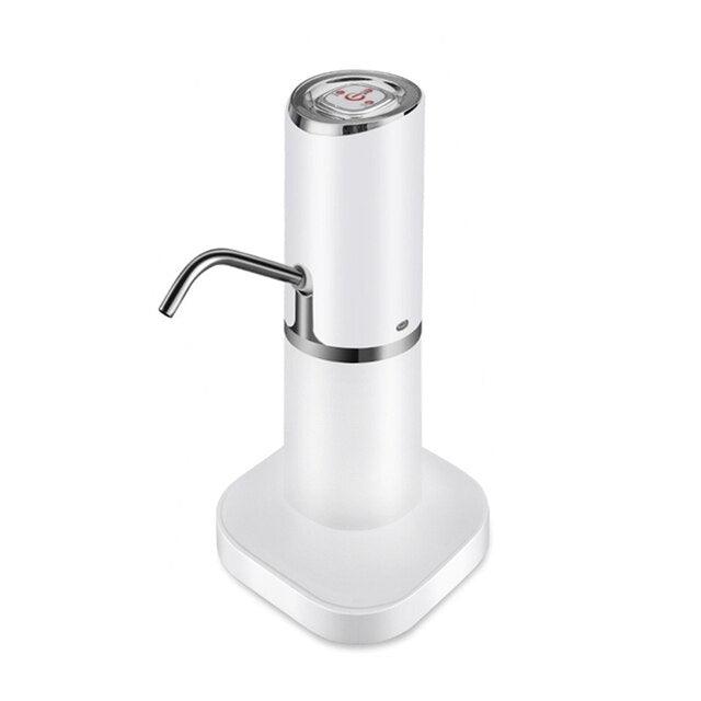 Portable Water Pump Dispenser Water Bottle Pump Mini Barreled Water Electric Pump USB Rechargeable Automatic Bottle Switch - Lily Depot