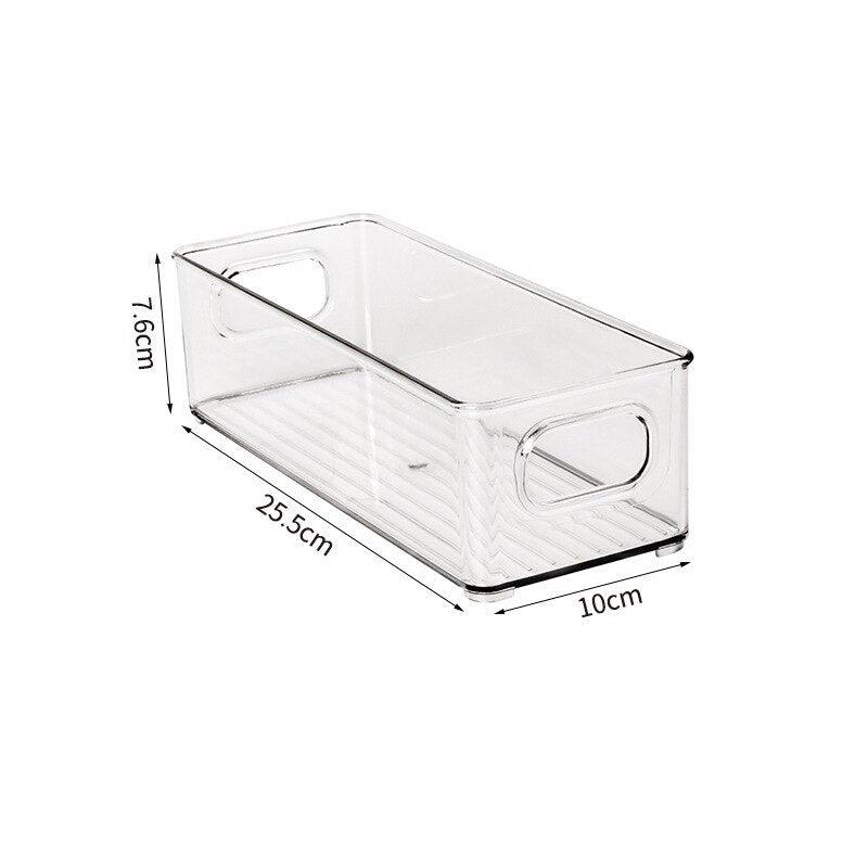 Refrigerator Drawer Food Storage Box Plastic Transparent Keep-Freshing Container Kitchen Stackable Pull-Out Classified Organizer - Lily Depot