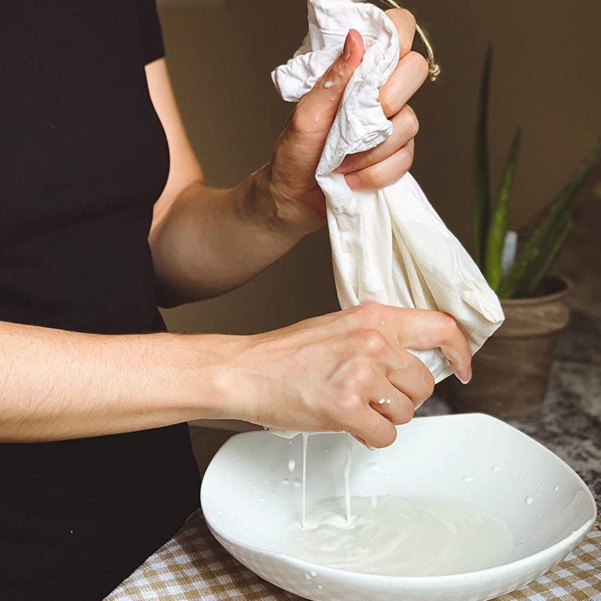 Reusable Cheese Cloth Cheesecloth Bags for Straining Nut Milk Bags Cold Brew Bags Tea Yogurt Coffee Filter Strainers Bag - Lily Depot