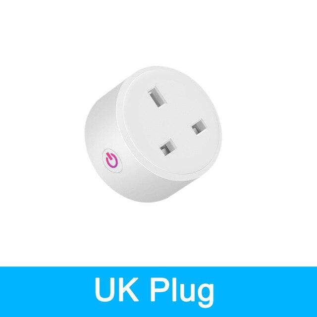 WiFi Smart Plug EU US UK Adaptor Remote Voice Control Power Energy Monitor Outlet Timer Socket for Alexa Google Home - Lily Depot