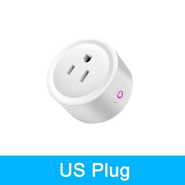 WiFi Smart Plug EU US UK Adaptor Remote Voice Control Power Energy Monitor Outlet Timer Socket for Alexa Google Home - Lily Depot