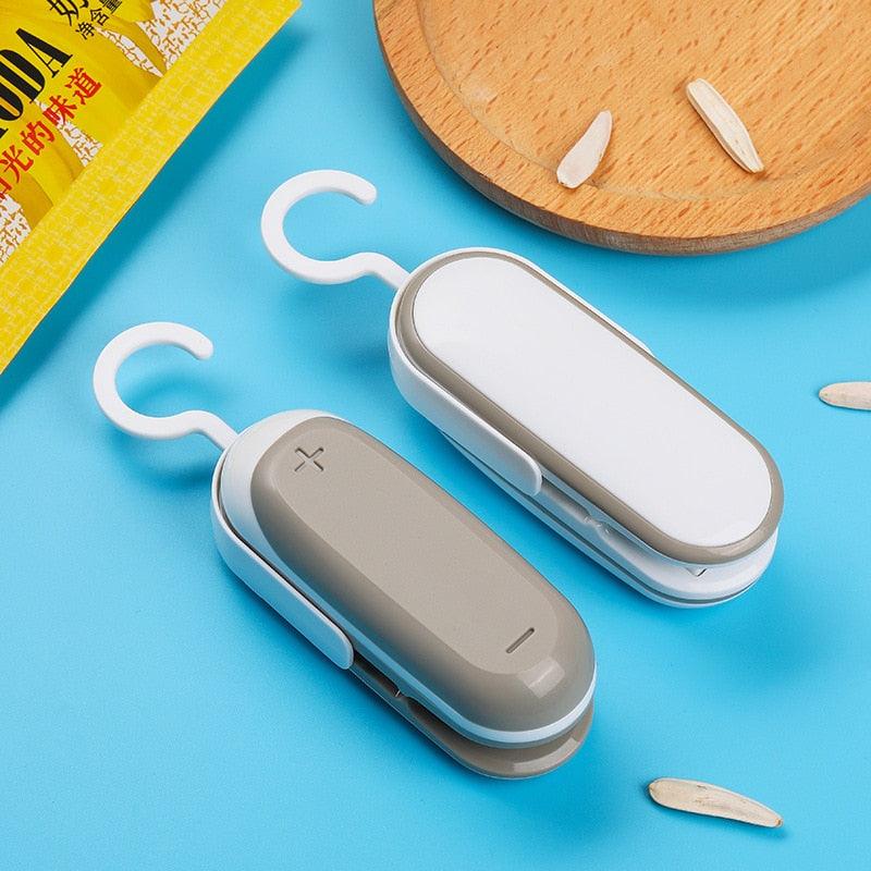 Snack Sealing Machine Portable Mini Small Plastic Sealing Machine Household Plastic Bag Food Sealer Hand Pressure Vacuum Sealer - Lily Depot
