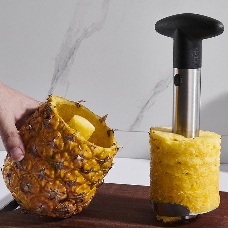 Stainless Steel Pineapple Peeler Cutter Fruit Knife slicer A spiral Pineapple cutting machine Easy to use kitchen cooking tools - Lily Depot