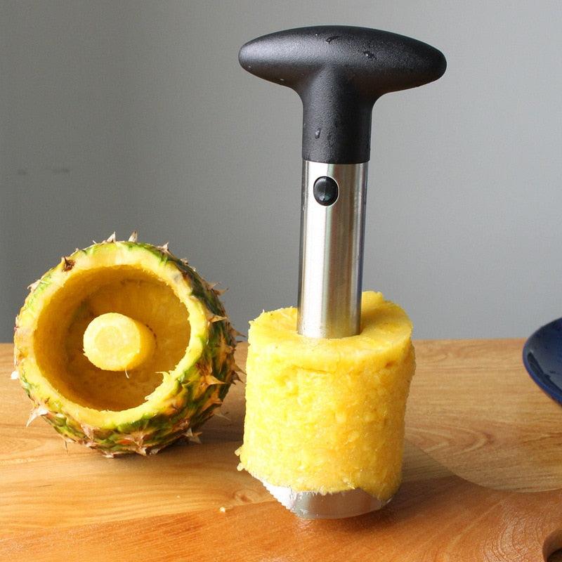 Stainless Steel Pineapple Peeler Cutter Fruit Knife slicer A spiral Pineapple cutting machine Easy to use kitchen cooking tools - Lily Depot