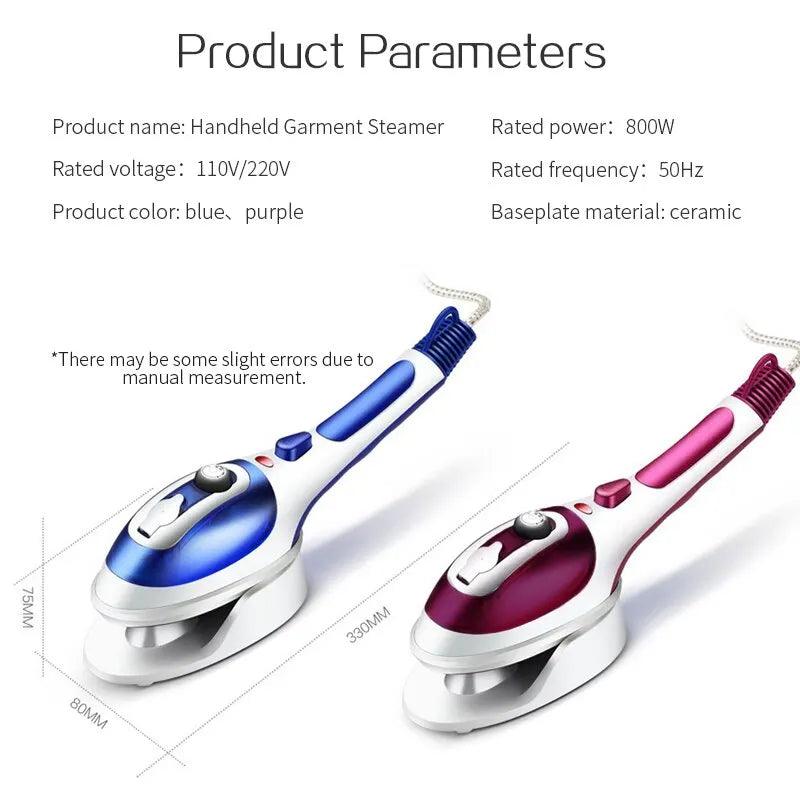 Steam Iron Handheld Garment Steamer Clothes Electric Steam Iron High Quality Portable Traveling Clothes Steamer 110V US-220V EU - Lily Depot