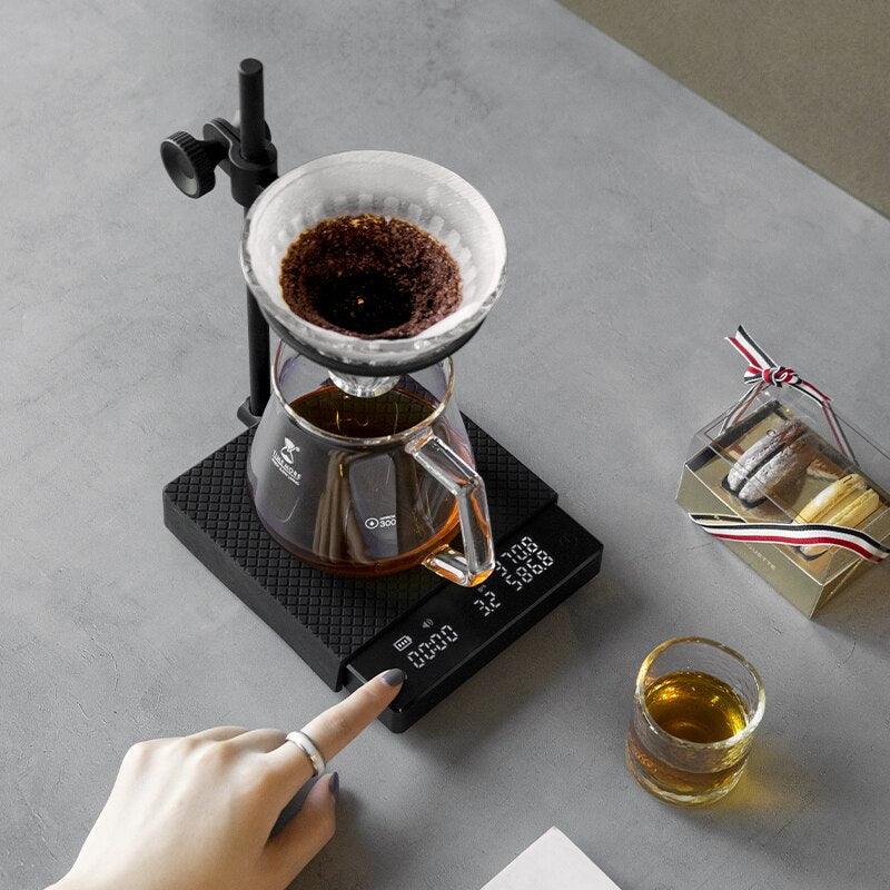 TIMEMORE Black Mirror 2 Smart pour over Coffee Electronic Scale Dual Sensor Scale High precision Recording Brewing date - Lily Depot