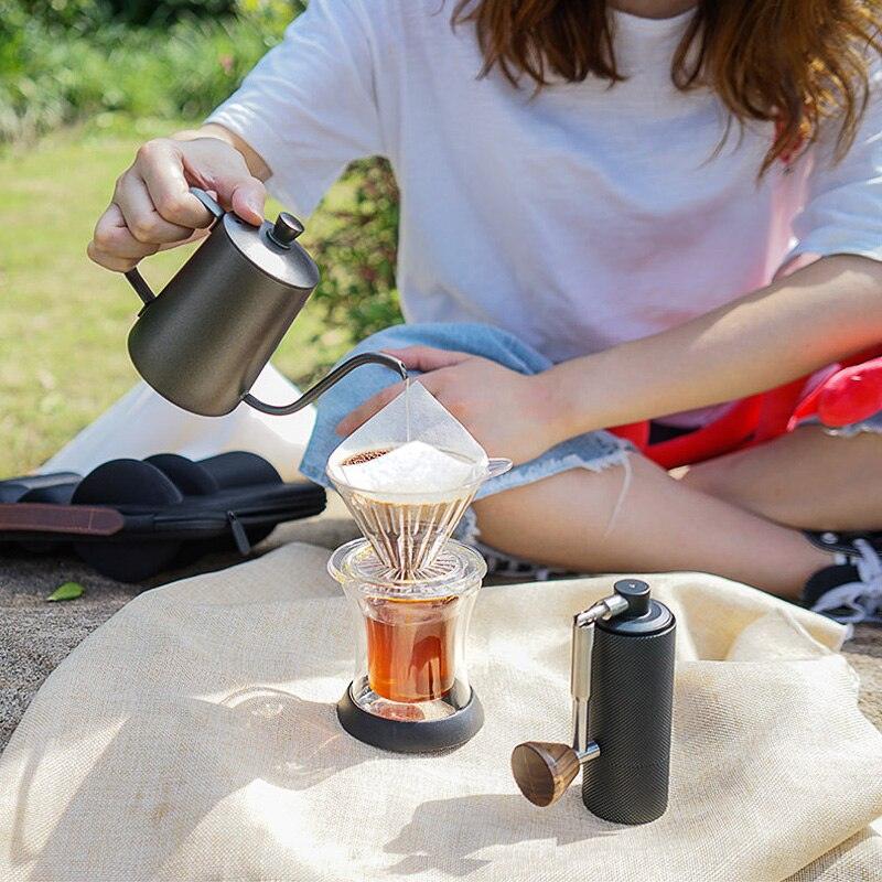 Timemore Portable package Manual drip coffee maker Gift box set Outing portable brew coffee pot Mini coffee grinder percolator - Lily Depot