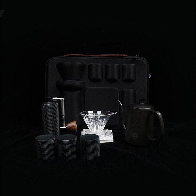Timemore Portable package Manual drip coffee maker Gift box set Outing portable brew coffee pot Mini coffee grinder percolator - Lily Depot