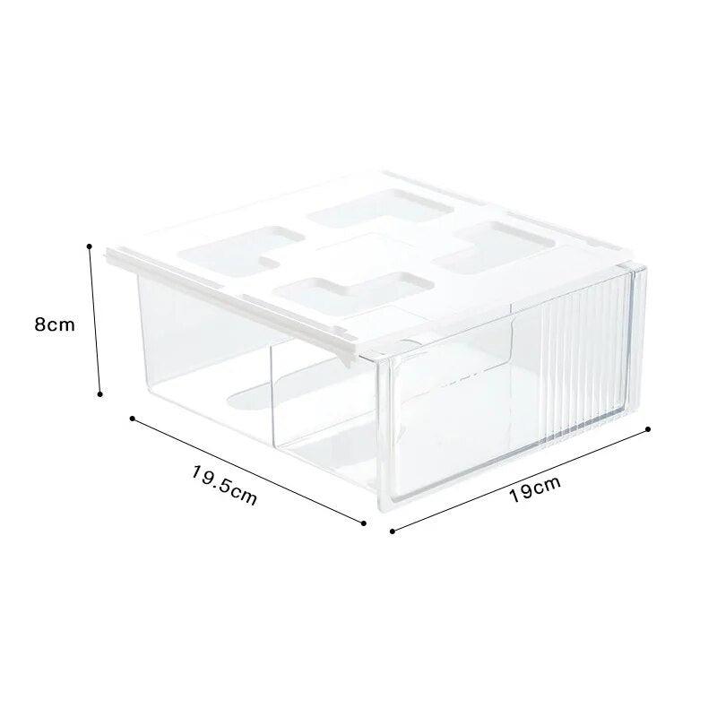 Transparent Underdesk Drawer Office Under Desk Storage Box Punch-Free Large Capacity Storage Drawer Multifunctional Tissue Box - Lily Depot