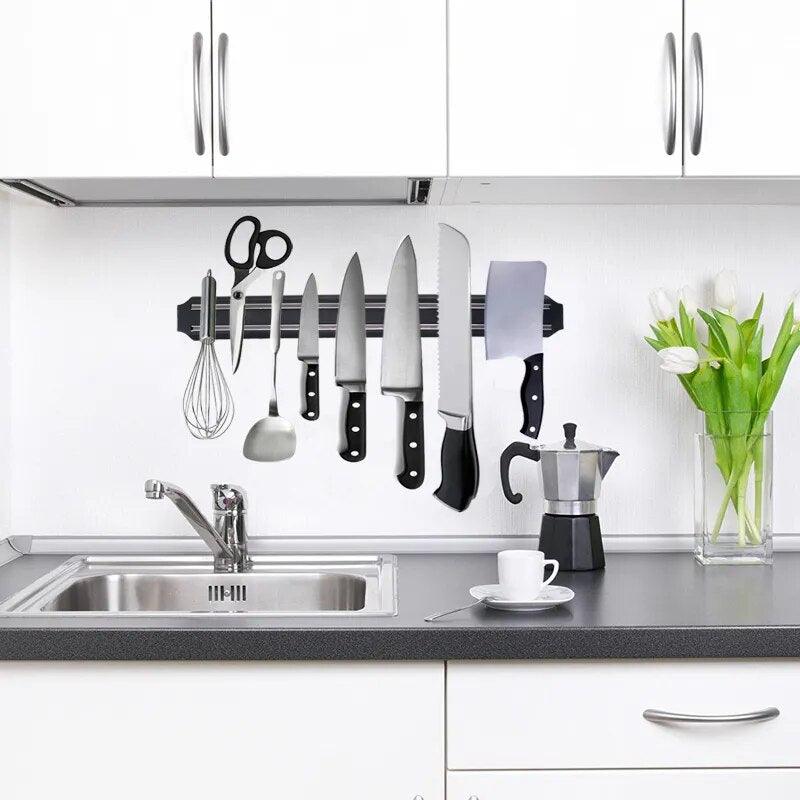 Walfos High Quality Magnetic Knife Holder Wall Mount Black ABS Placstic Block Magnet Knife Holder For Metal Knife - Lily Depot
