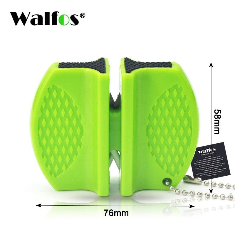 WALFOS Portable Mini Kitchen Knife Sharpener Kitchen Tools Accessories Creative Butterfly Type Two-Stage Knife Sharpener - Lily Depot