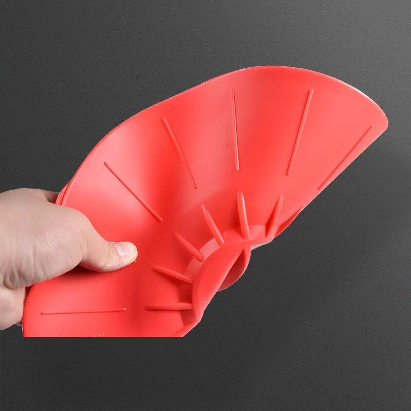WALFOS Set of 5 Silicone Microwave Bowl Cover Cooking Pot Pan Lid Cover-Silicone Food Wrap Cooking Tools Kitchen Utensil - Lily Depot