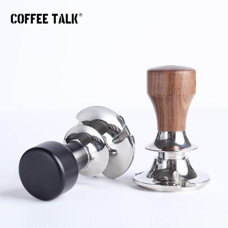 4 Sizes Coffee Tamper Powder Hammer Pressed with Anti Pressure Deviation Distributor Adjustable Depth Tamper Coffee Accessories - Lily Depot