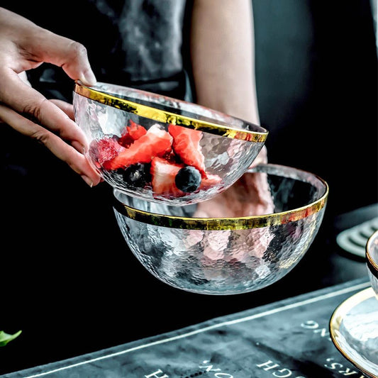 Creativity fruit salad Glass bowl ramen cereal soup bowls mixing rice bowl set Food Storage Container Nordic kitchen Tableware - Lily Depot