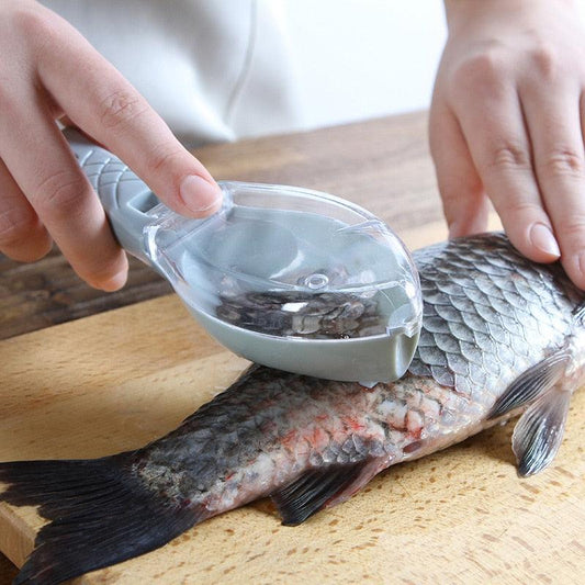 Fish skin brush scraping fish scale brush grater quick disassembly fish knife cleaning peeling skin scraper scraper fish scaler - Lily Depot