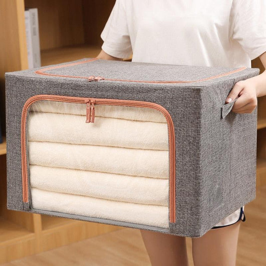 Foldable Storage Organizers Clothes Blanket Quilt Organizer Box Large Capacity Closet Sweater Storage Clothes Cabinet Organizer - Lily Depot