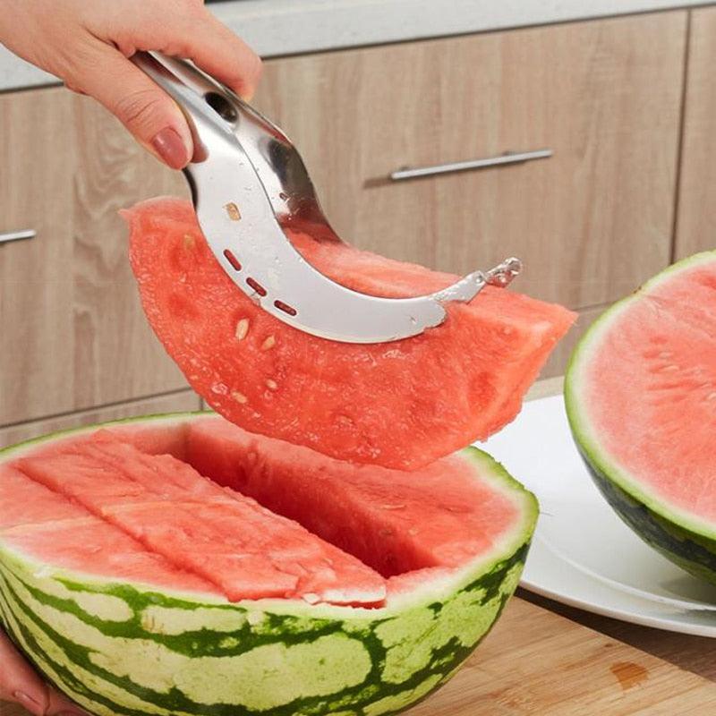 Kitchen accessories gadgets 304 stainless steel watermelon crafts slicer knife core fruit and vegetable tools - Lily Depot