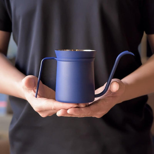 New arrival Pour Over Stainless Steel Kettle 350ml Hand Brewed Coffee Pot Vertical Water Flow Ergonomic Handle Gooseneck Kettle - Lily Depot