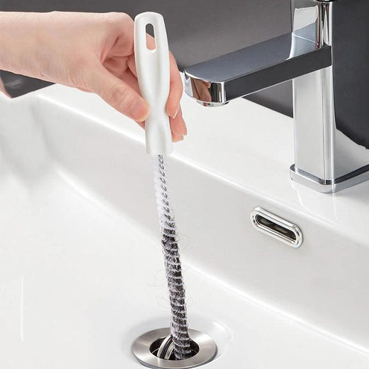 Pipe Dredging Brush Bathroom Hair Sewer Sink Cleaning Brush Drain Cleaner Flexible Cleaner Clog Plug Hole Remover Tool - Lily Depot